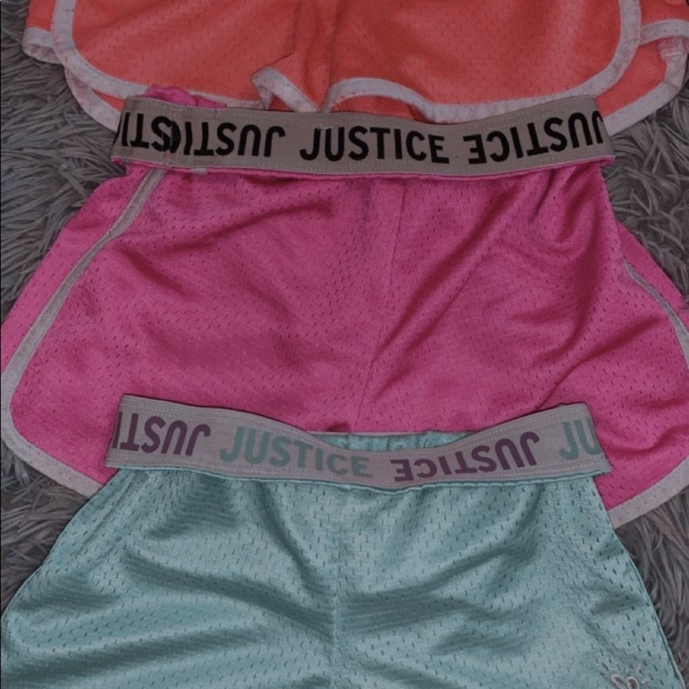 Justice Size 6 kids athletic shorts